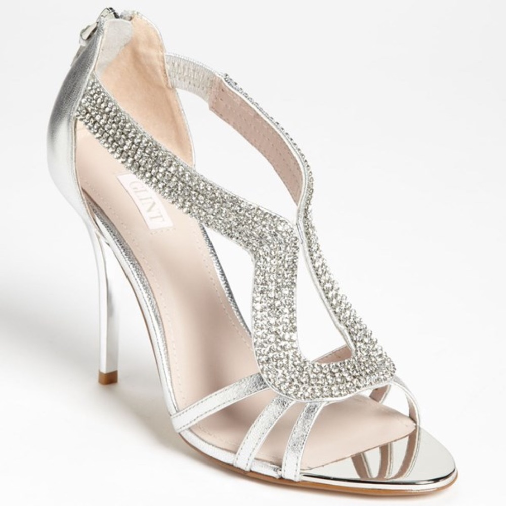 Champagne Sparkly 4" Heels